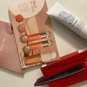 Blush, lip, and hair sample bag SOLD